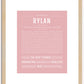 Rylan | Name Art Print