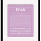 Frame Options | Lilac | Black Frame, Matted