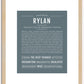 Rylan | Name Art Print