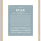 Rylan | Name Art Print