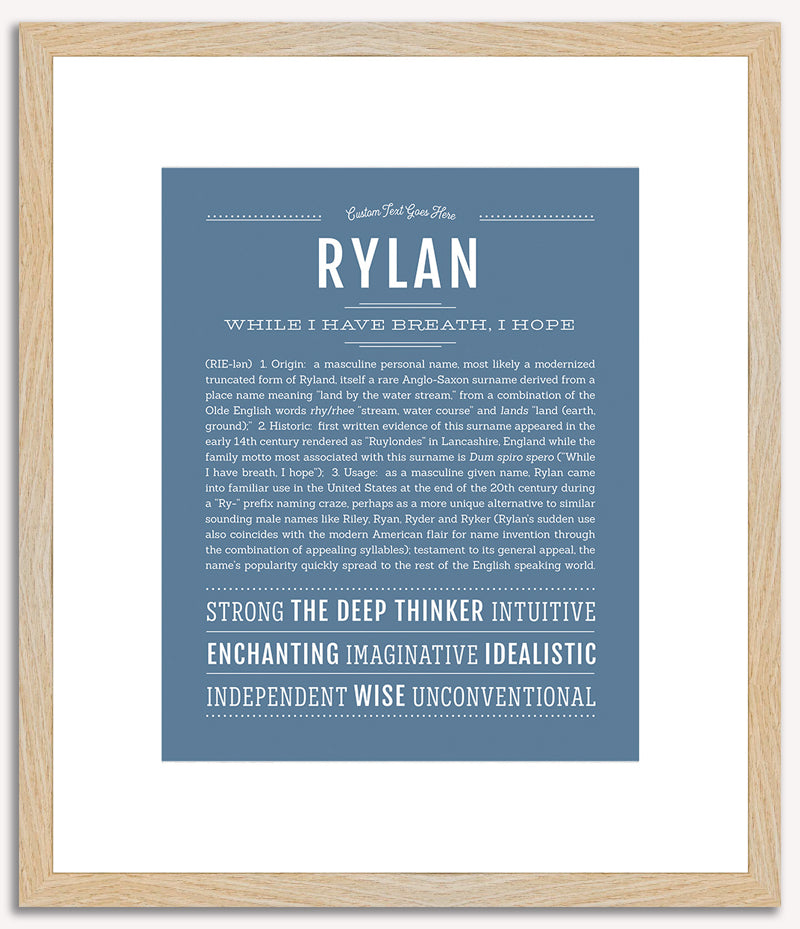 Rylan | Name Art Print