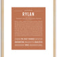 Rylan | Name Art Print