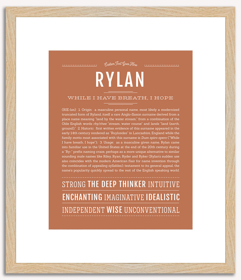 Rylan | Name Art Print