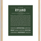 Ryland | Name Art Print