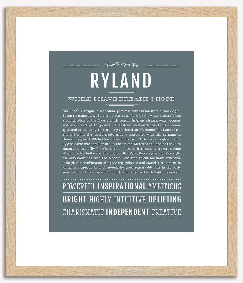 Ryland | Name Art Print