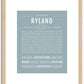 Ryland | Name Art Print