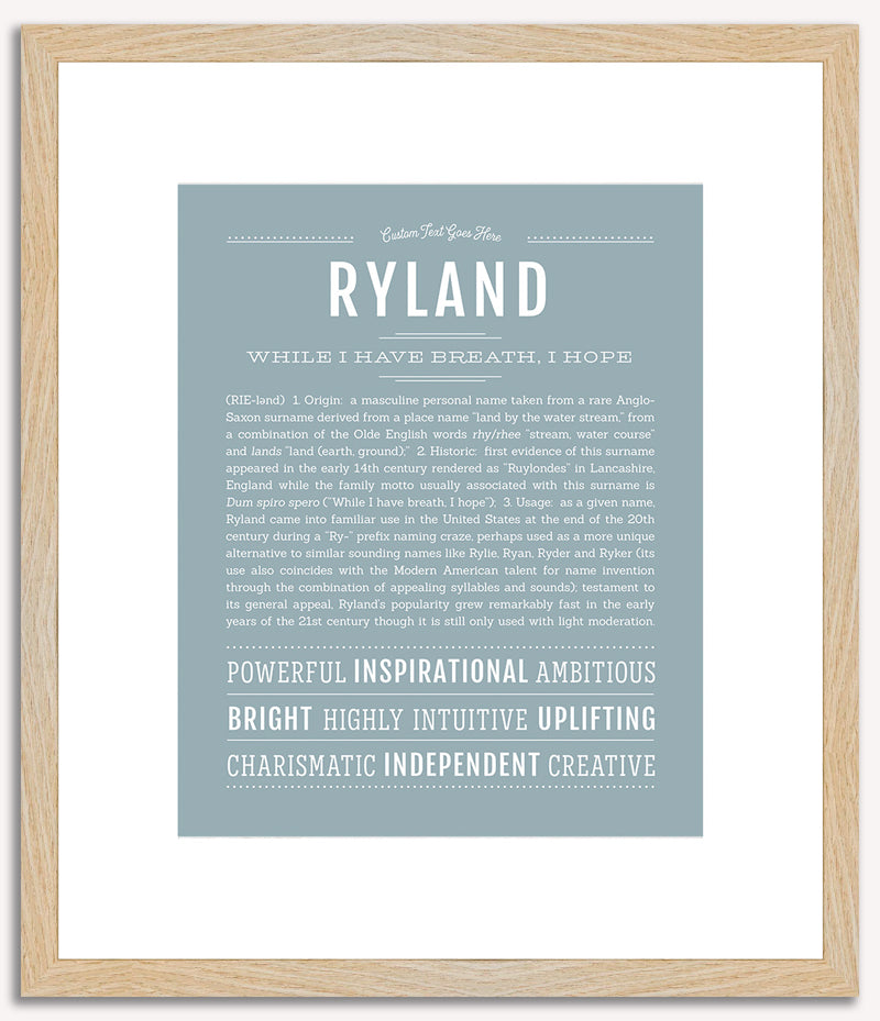 Ryland | Name Art Print