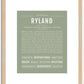 Ryland | Name Art Print