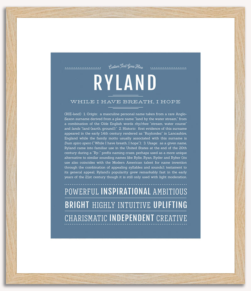 Ryland | Name Art Print