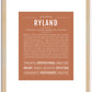 Ryland | Name Art Print