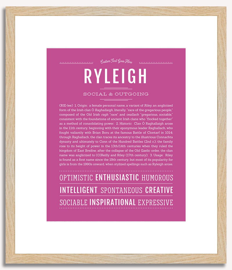 Ryleigh | Name Art Print