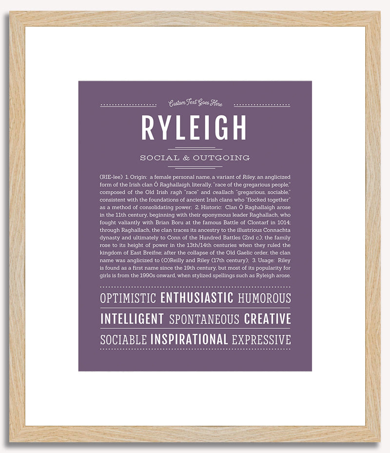 Ryleigh | Name Art Print