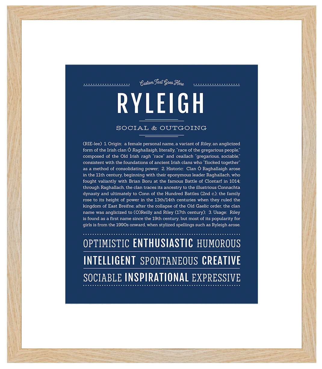 Ryleigh | Name Art Print