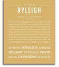 Ryleigh Script Ryleigh | Name Art Print – Name Stories