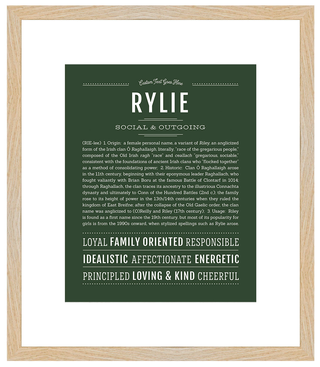 Rylie | Name Art Print