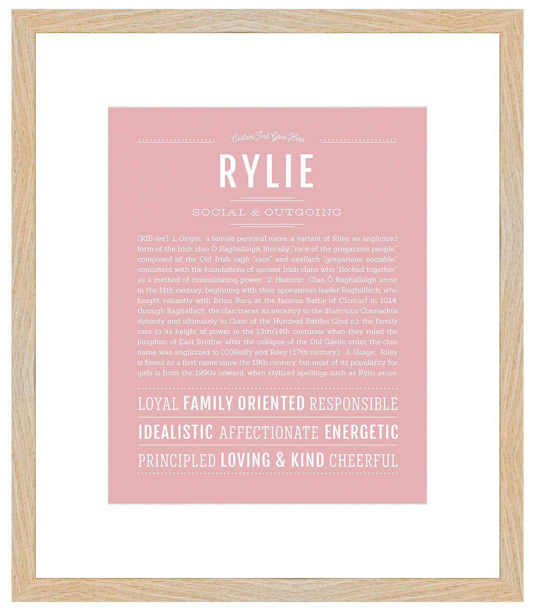 Rylie | Name Art Print