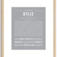 Rylie | Name Art Print