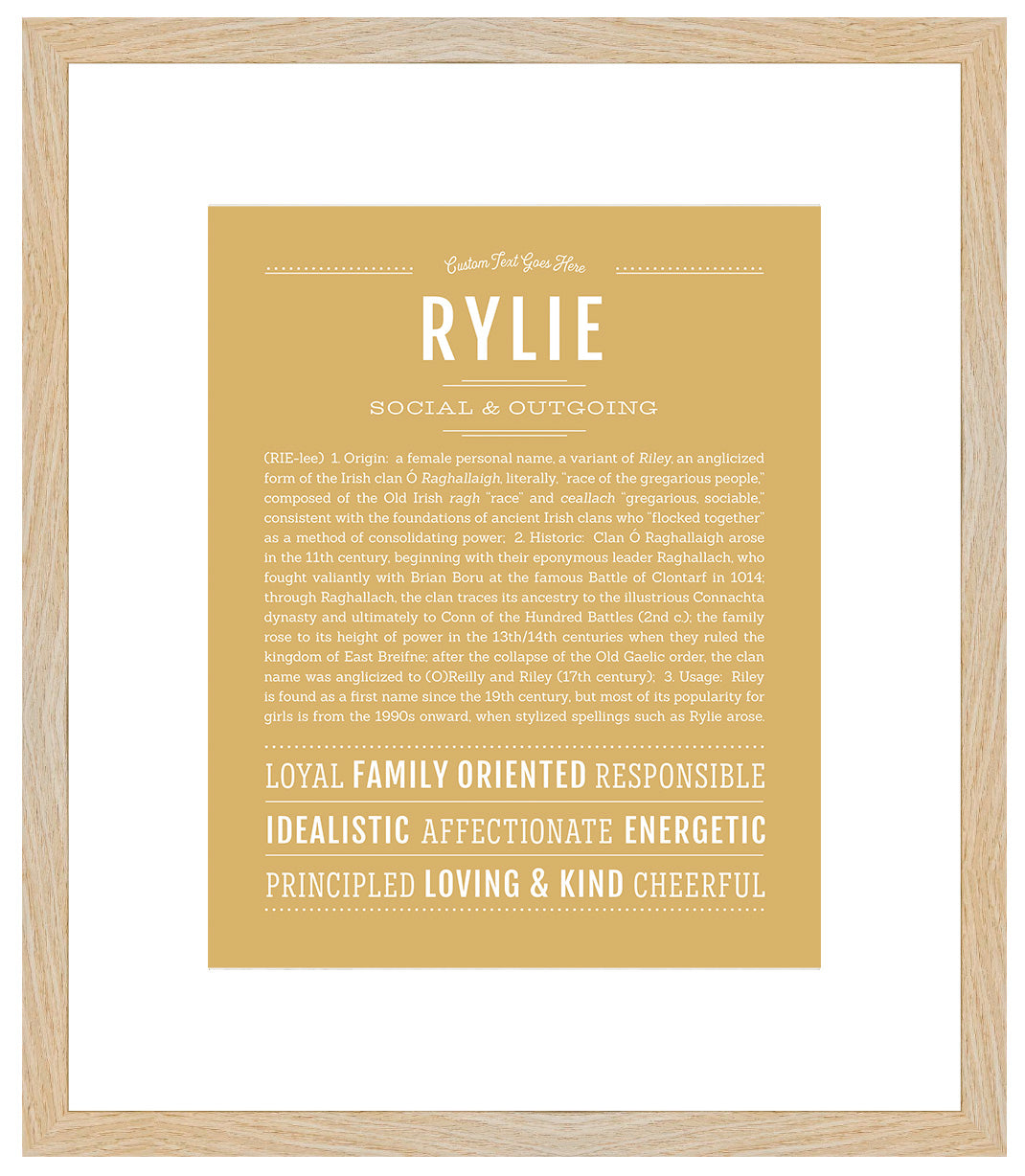 Rylie | Name Art Print