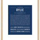 Rylie | Name Art Print