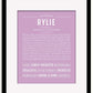 Frame Options | Lilac | Black Frame, Matted