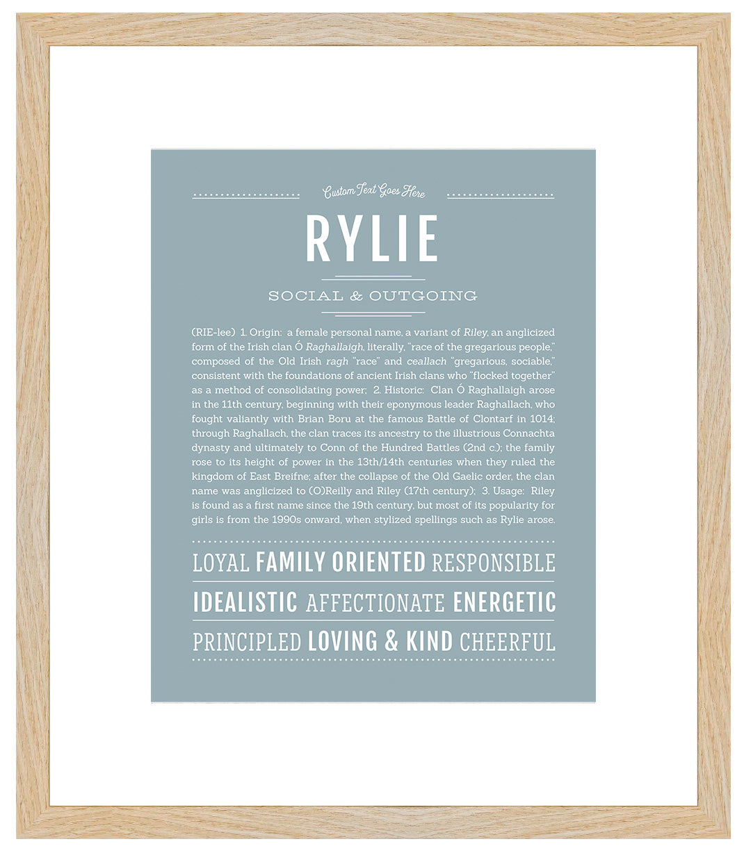 Rylie | Name Art Print