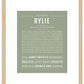 Rylie | Name Art Print