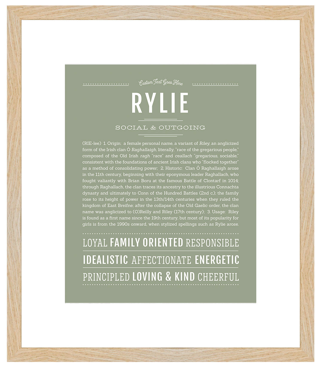 Rylie | Name Art Print