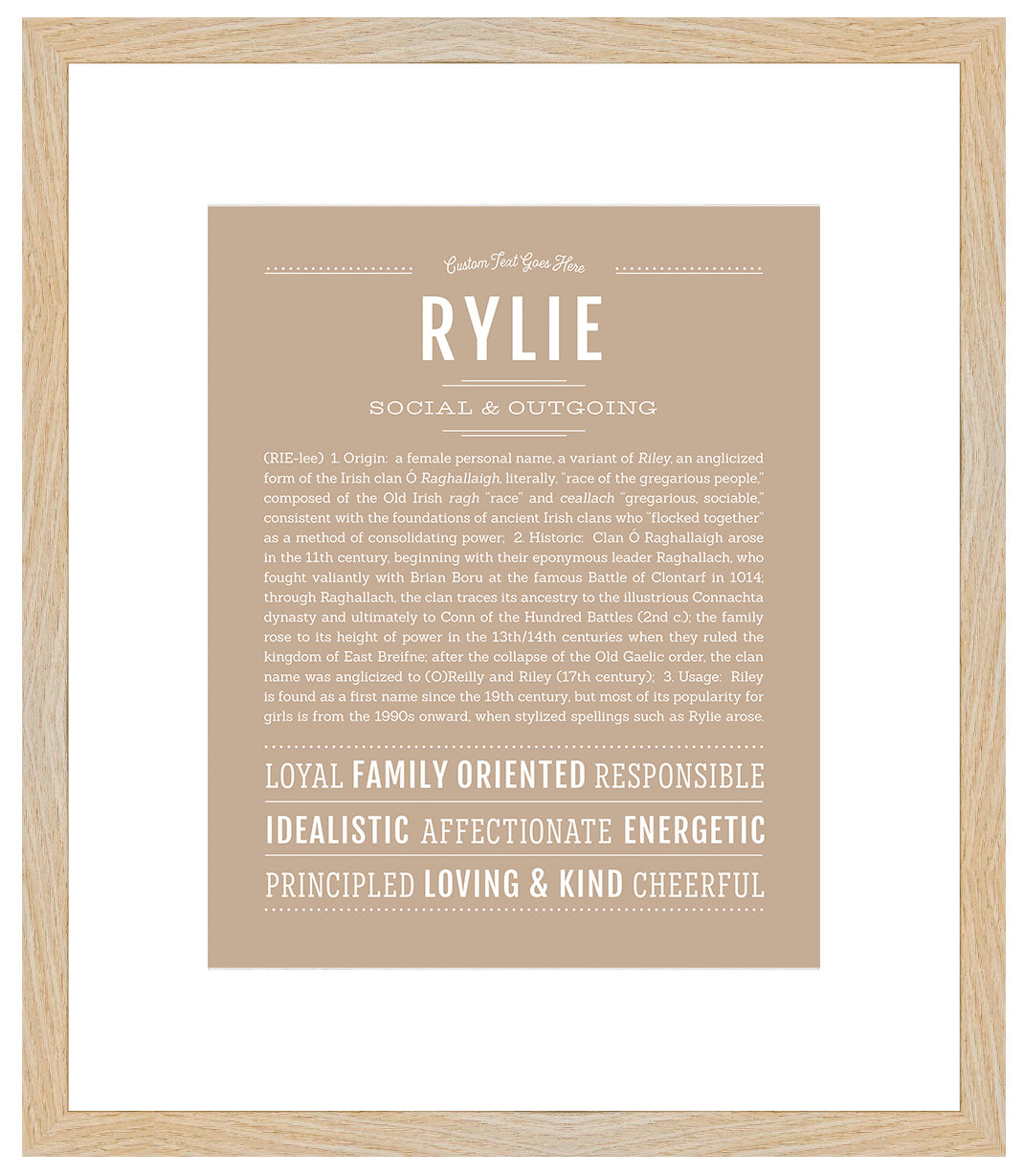 Rylie | Name Art Print