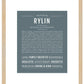 Rylin (female) | Name Art Print