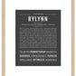 Rylynn | Name Art Print