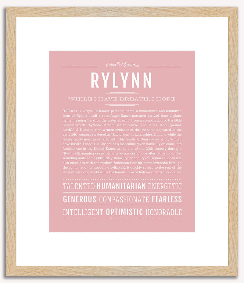 Rylynn | Name Art Print