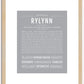 Rylynn | Name Art Print