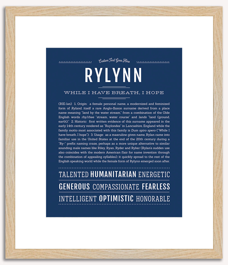 Rylynn | Name Art Print