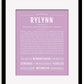 Frame Options | Lilac | Black Frame, Matted