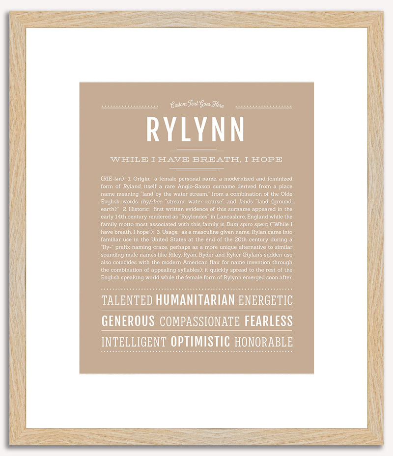 Rylynn | Name Art Print