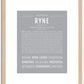 Ryne | Name Art Print