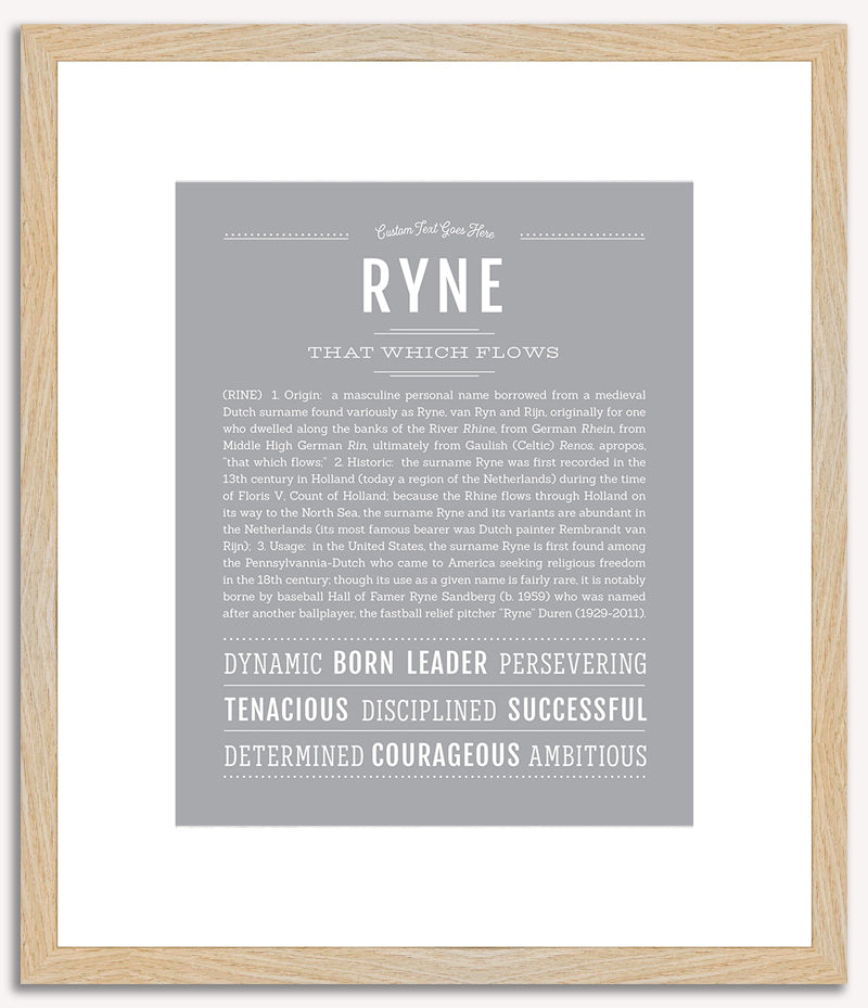 Ryne | Name Art Print