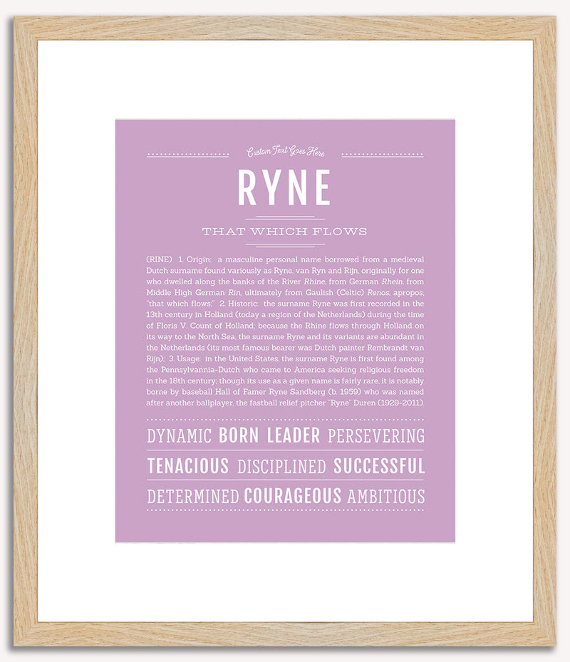 Ryne | Name Art Print