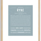 Ryne | Name Art Print