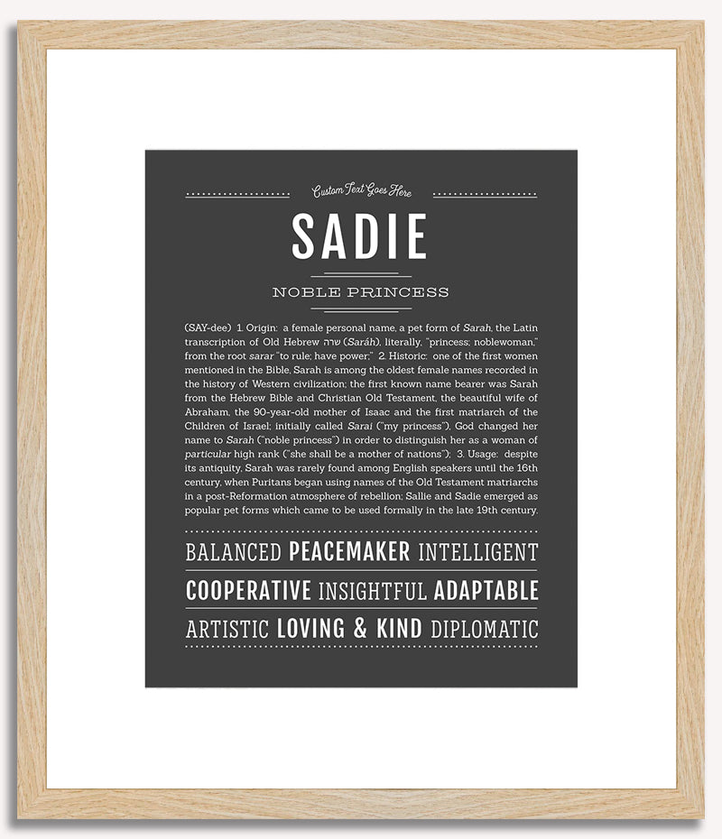 Sadie | Name Art Print