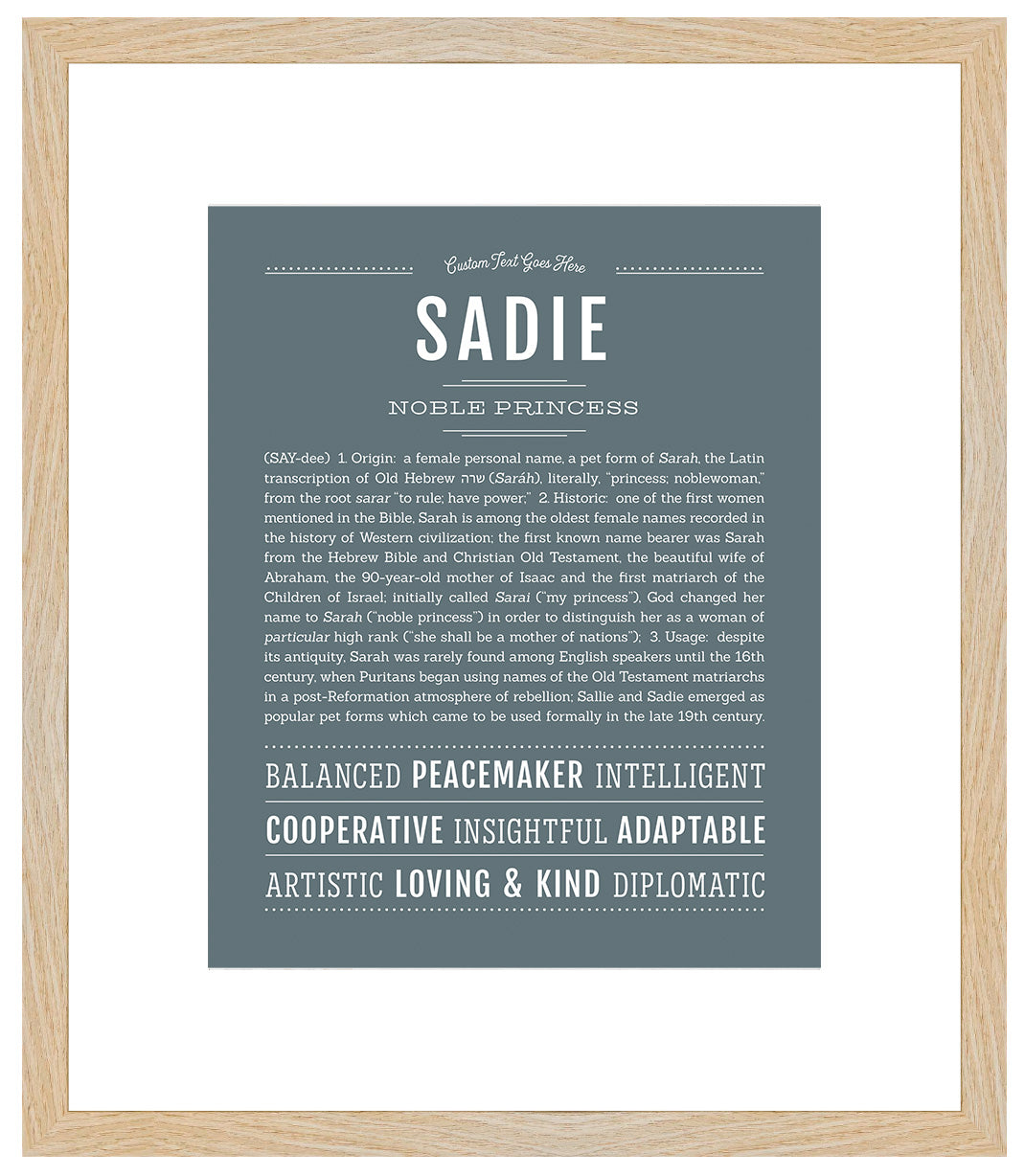 Sadie | Name Art Print