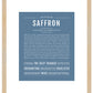 Saffron | Name Art Print