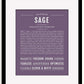 Frame Options | Deep Purple | Black Frame, Matted