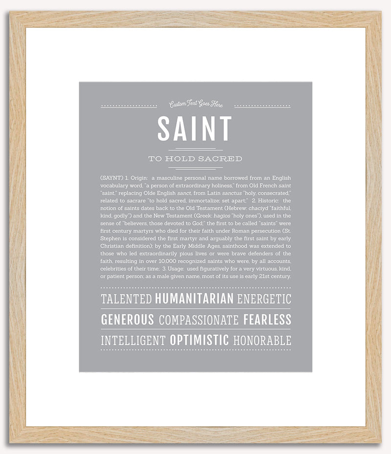 Saint | Name Art Print