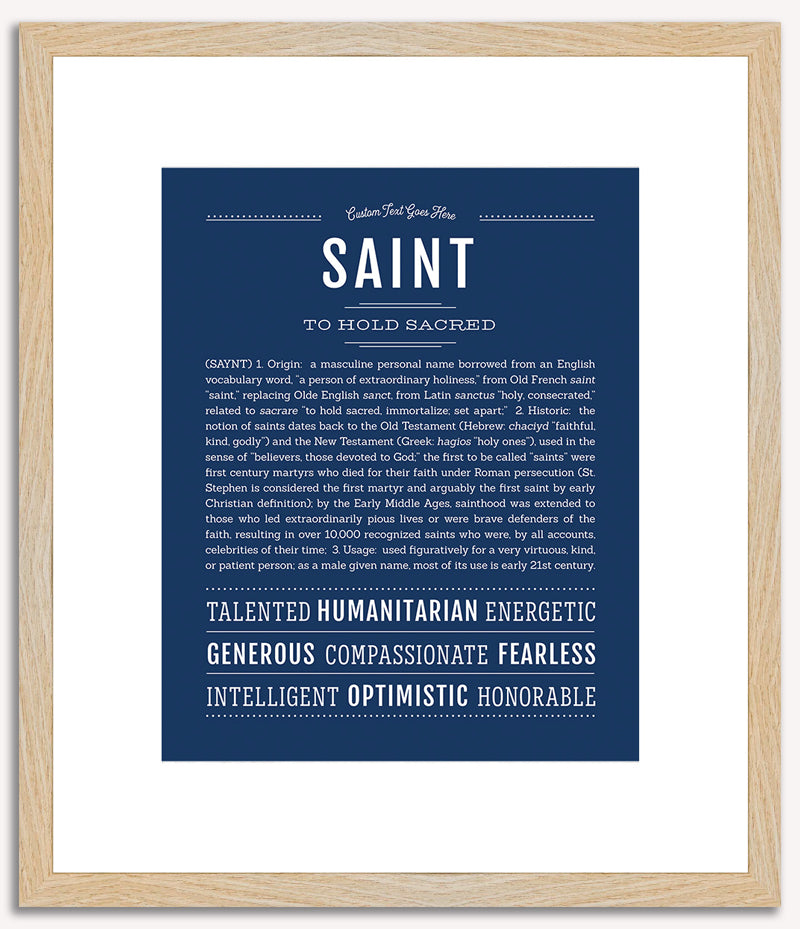 Saint | Name Art Print