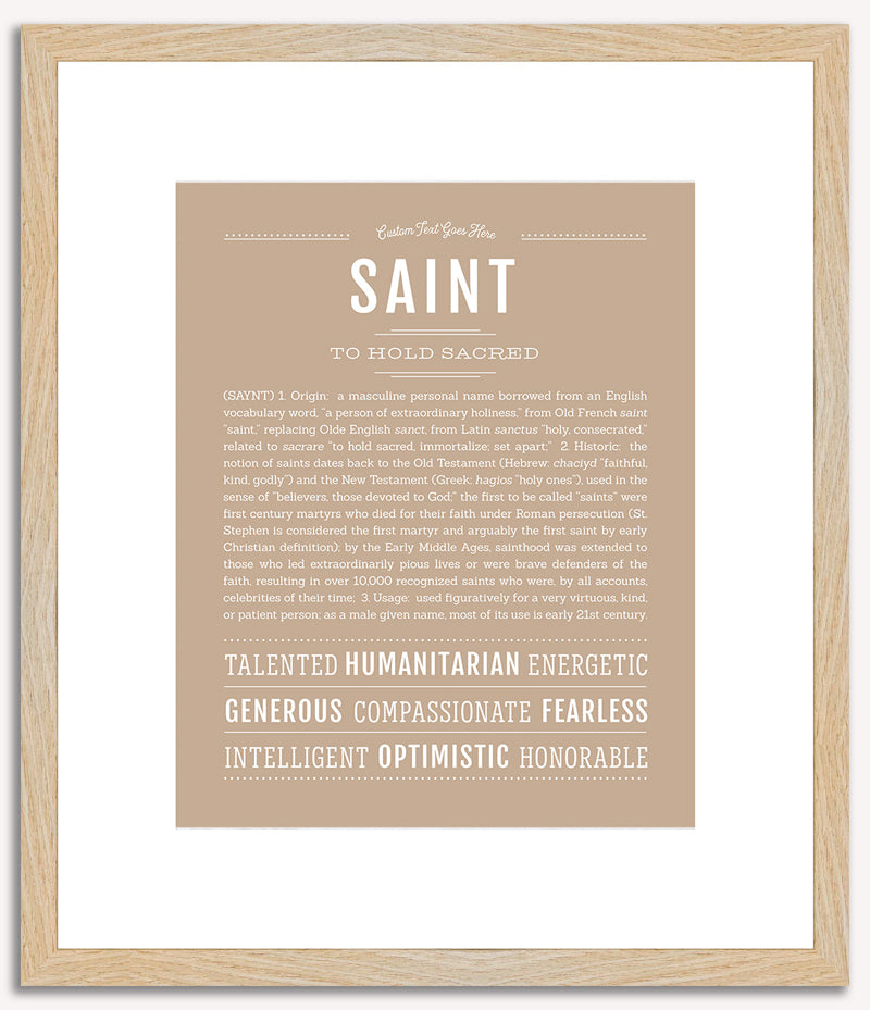 Saint | Name Art Print