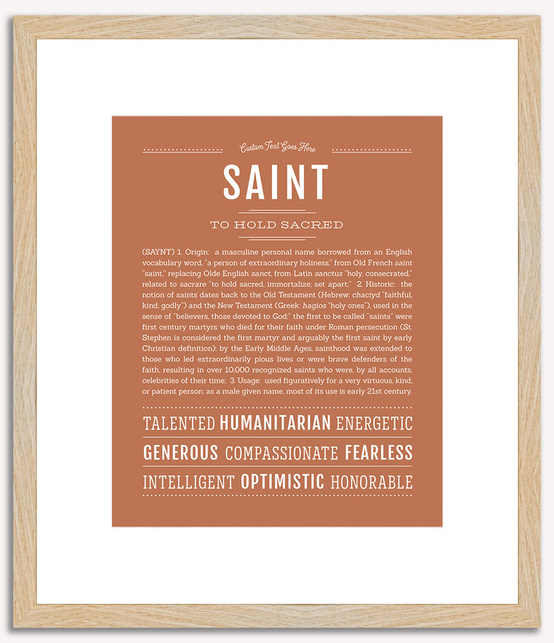 Saint | Name Art Print