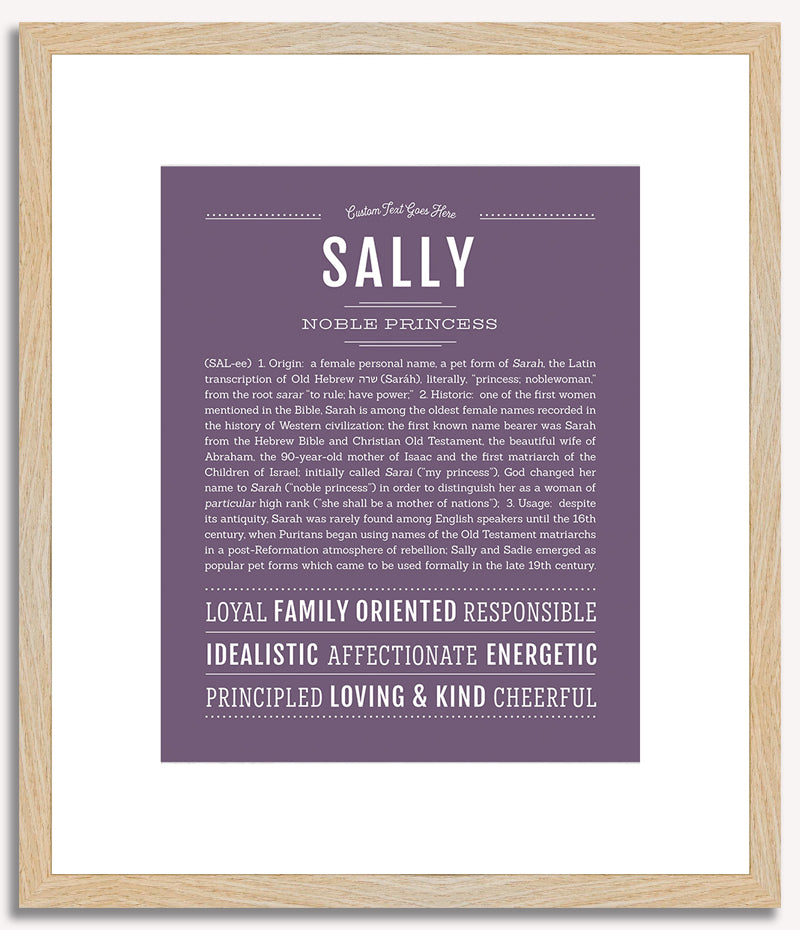 Sally | Name Art Print