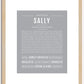 Sally | Name Art Print