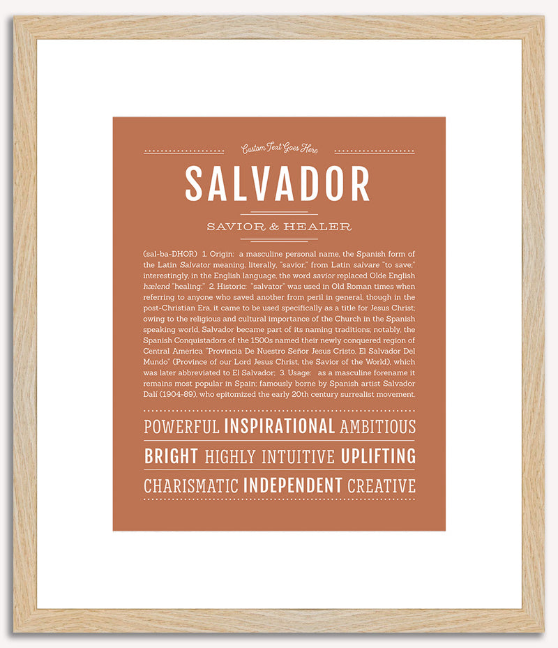 Salvador | Name Art Print